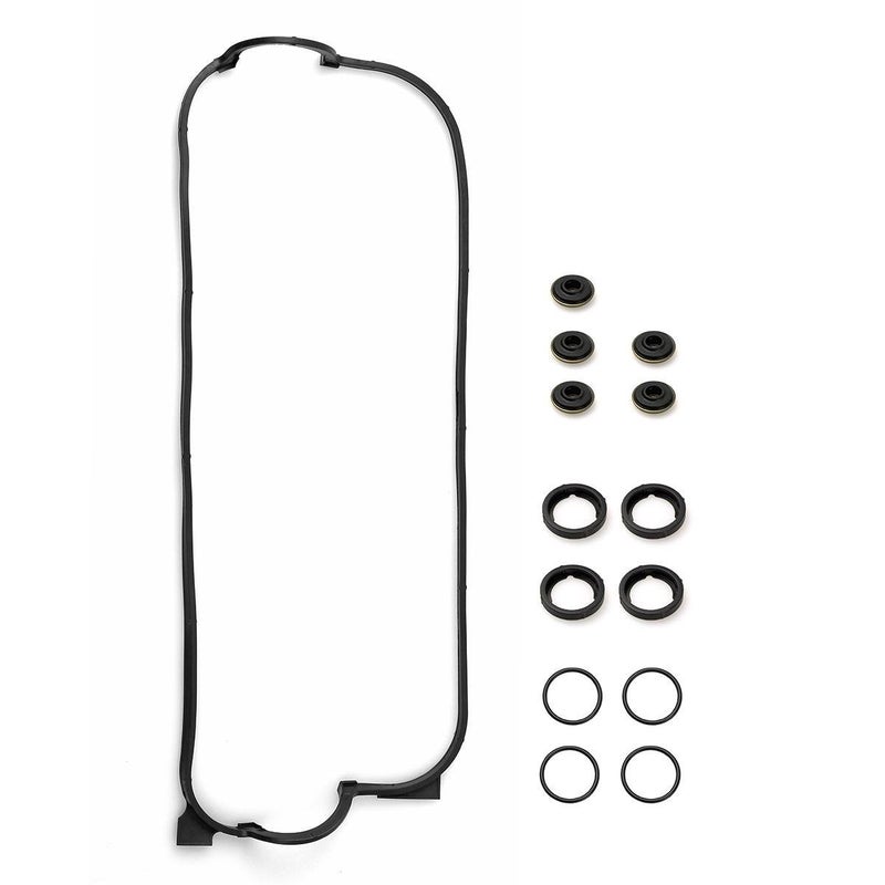 Vincos Engine Valve Cover Gasket Set w/Spark Plug Tube Seals and Grommets 12341PT0000 VS50365R VCHO012 036-1791 Compatible with Accord 156CC 90-93 F22B2 94-97 Odyssey 95-97 Prelude F22A1 93-96 2.2L - Image 2